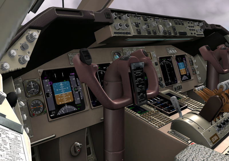 波音747-400内部,波音747-400 x-plane 10惊艳的747-400内部视图